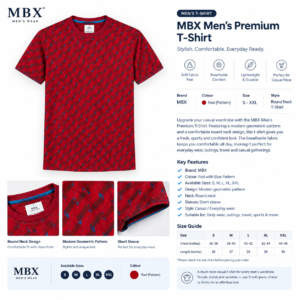 MBX Men's Premium Polo Shirt – Light Blue